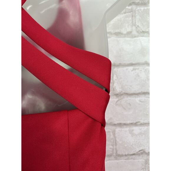 Guess Bodycon Red Strappy Mini Dress - Picture 11 of 15